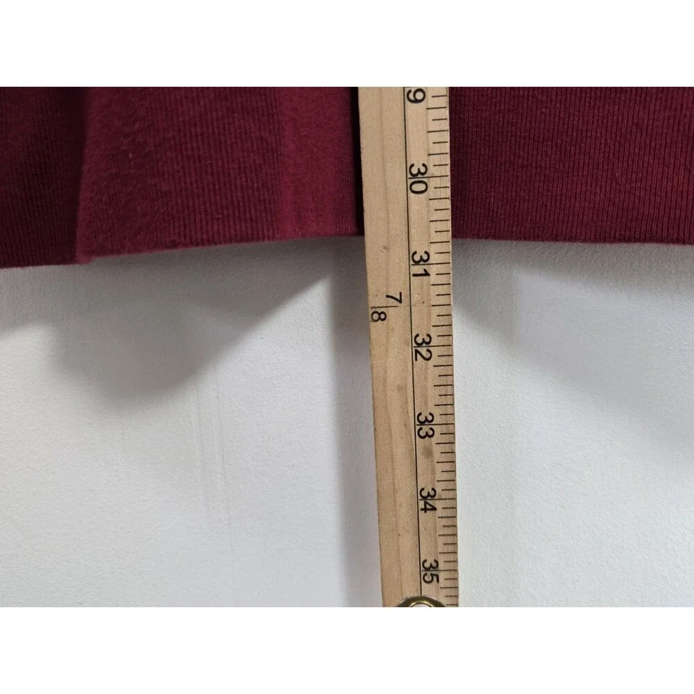 Vintage J Crew Sweatshirt Mens Large Red Sportswear Crewneck Blank Pullover